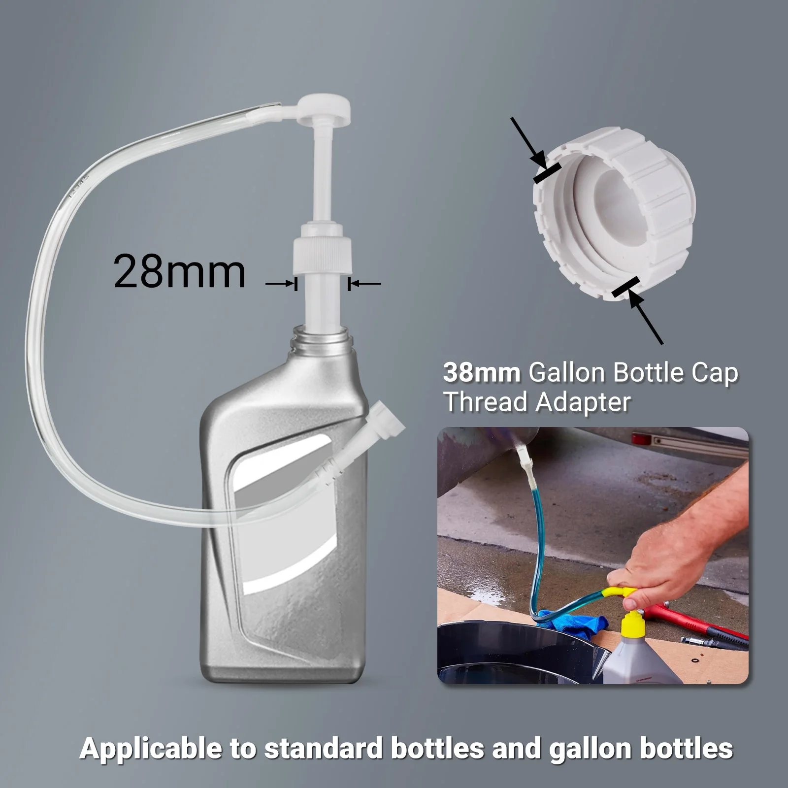 Bomba de aceite para motores fueraborda e intraborda con adaptadores - imagen 4