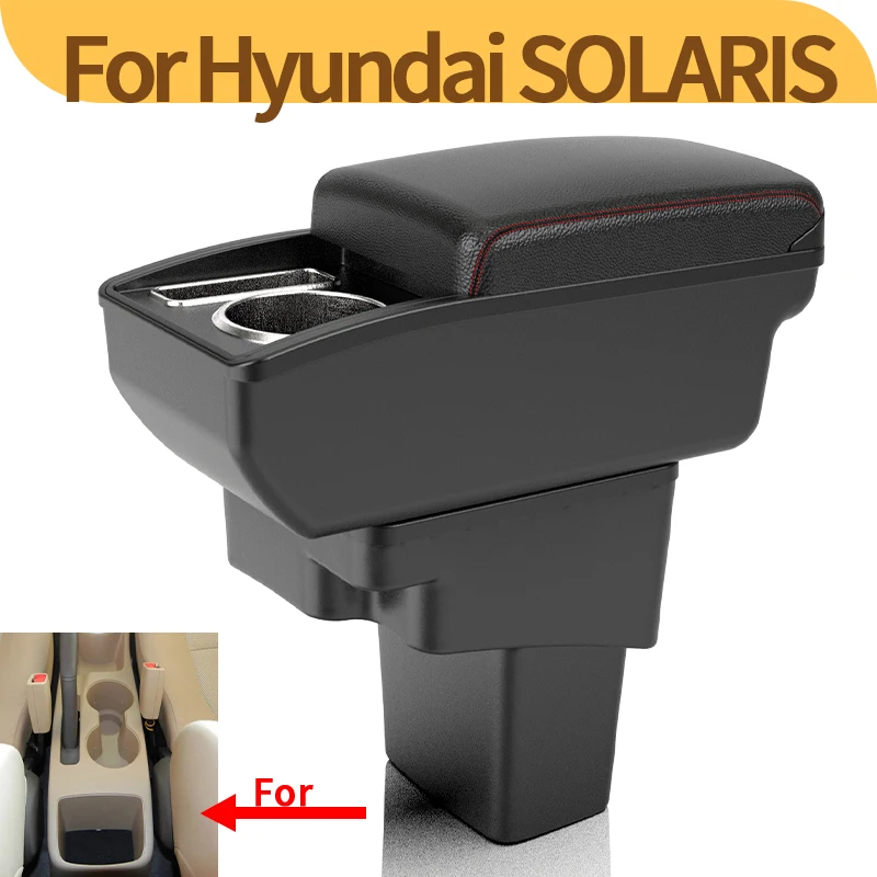 Reposabrazos central USB para Hyundai Accent RB 2011-2016
