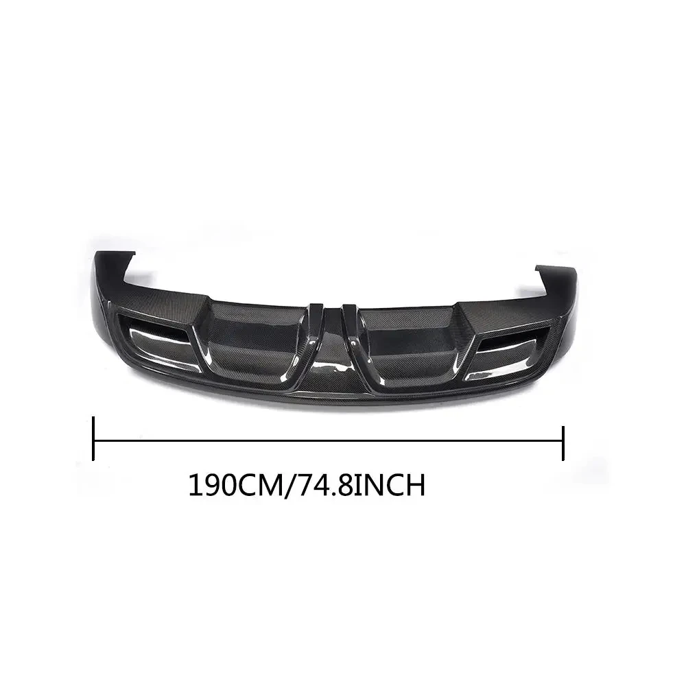 Difusor trasero de fibra de carbono para Tesla Model S 2012-2015 - imagen 2