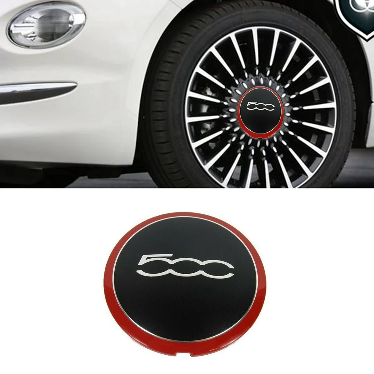 Tapacubos centro de ruedas Fiat 500 – Rojo (500mm) - imagen 4