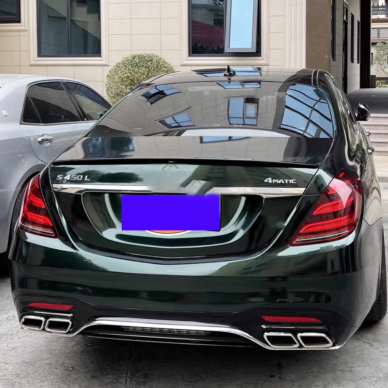 Mercedes Alerón ABS W222 S350/S500 negro brillante para maletero - imagen 4
