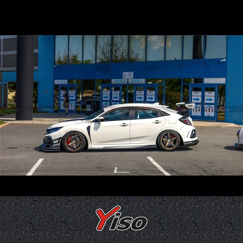 Kit aerodinámico Varis fibra de carbono falda lateral Civic FK8 - imagen 2