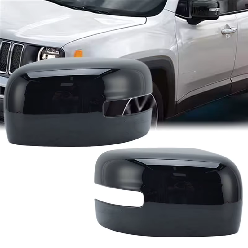 Cubiertas espejo retrovisor negro brillante iluminado – Jeep Renegade 2015-2022 - imagen 4