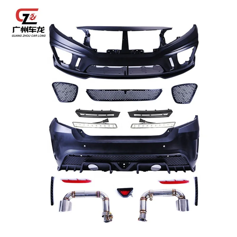 Parachoques delantero y trasero ABS MS Honda Civic 10ª gen. 2016-2020 - imagen 2