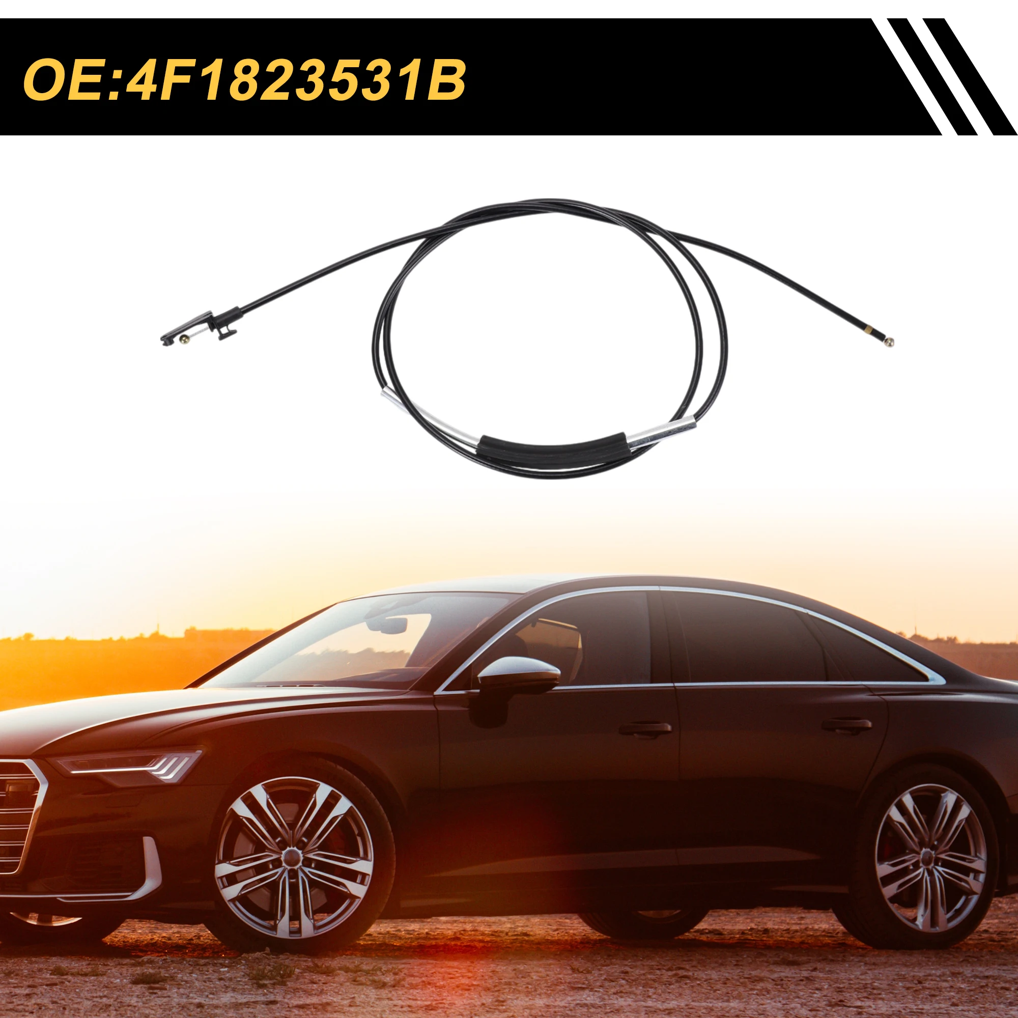 4F1823531B Cable de liberación de capó para Audi A6 Quattro 2008-2011 - imagen 2