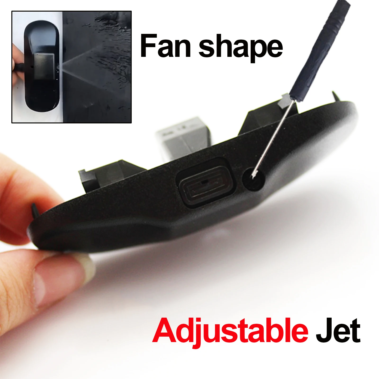 Xukey-Juego de boquillas para limpiaparabrisas delantero, juego de calentador por chorro para Porsche Cayenne, Panamera 2011, 2012, 2013, 2014, 2015, 2016, 1 par - imagen 5