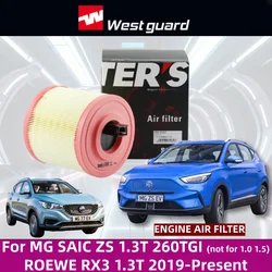 WESTGUARD MA9567 Filtro de Aire – MG ZS 1.3T 260TGI y ROEWE RX3