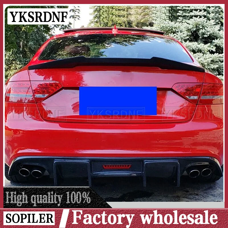 Alerón tapa maletero Audi A5 B8 carbono real – Sportback/Coupé