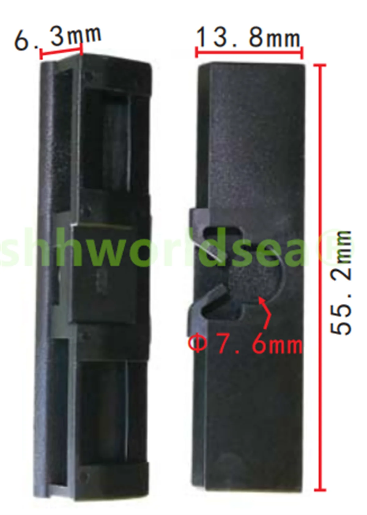 Shhworldsea 7556230070 – Clip de sujeción del parabrisas Toyota - imagen 2