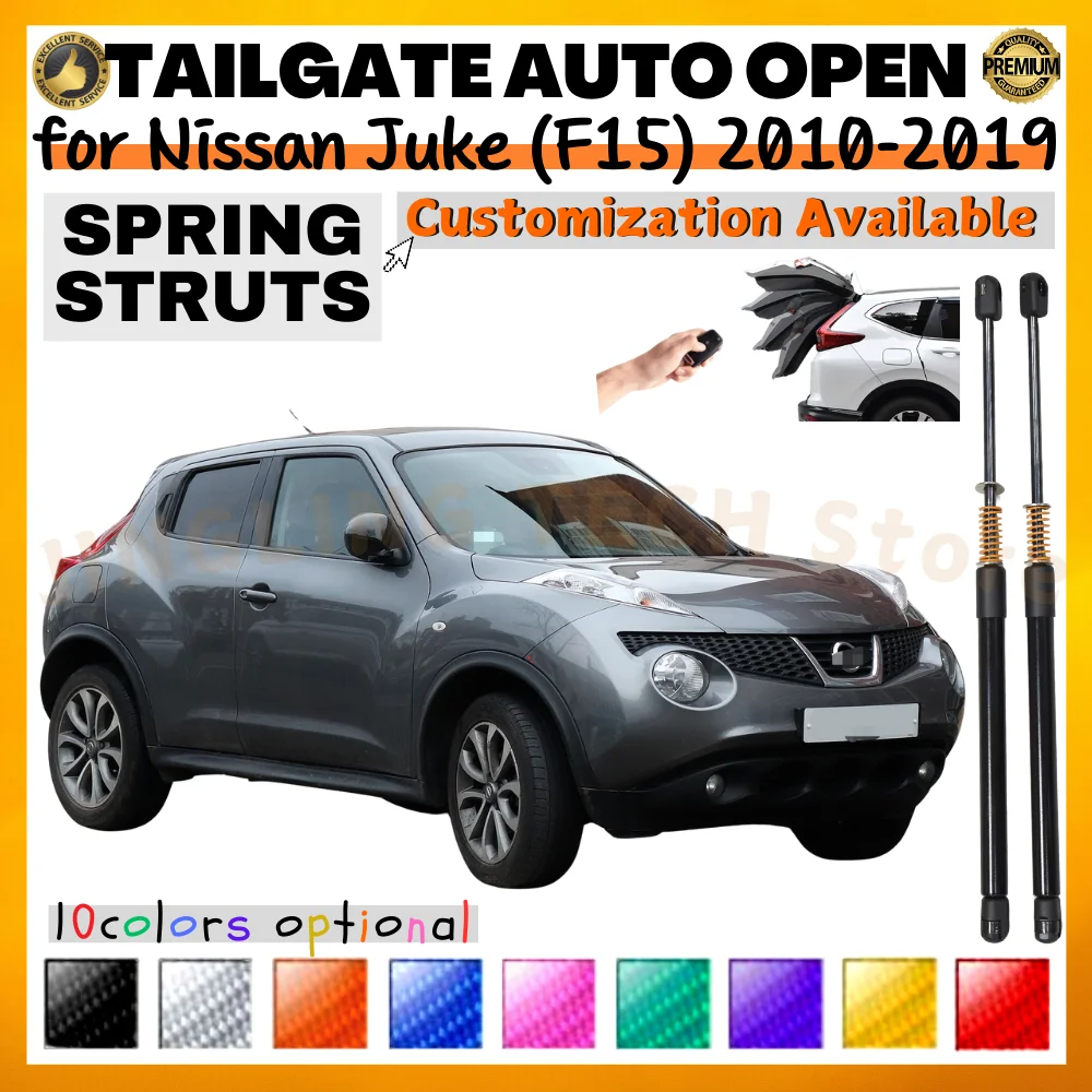 Amortiguadores de portón para Nissan Juke F15 (2010-2019)
