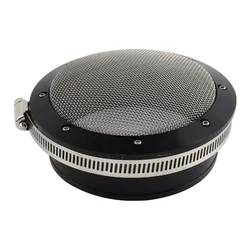 Pantalla protectora inoxidable de admisión turbo universal 4"