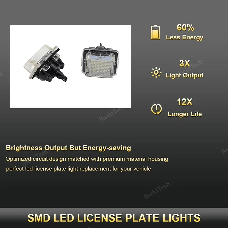 Kit luces matrícula LED SMD Mercedes Clase C, E y S W204 W212 - imagen 5