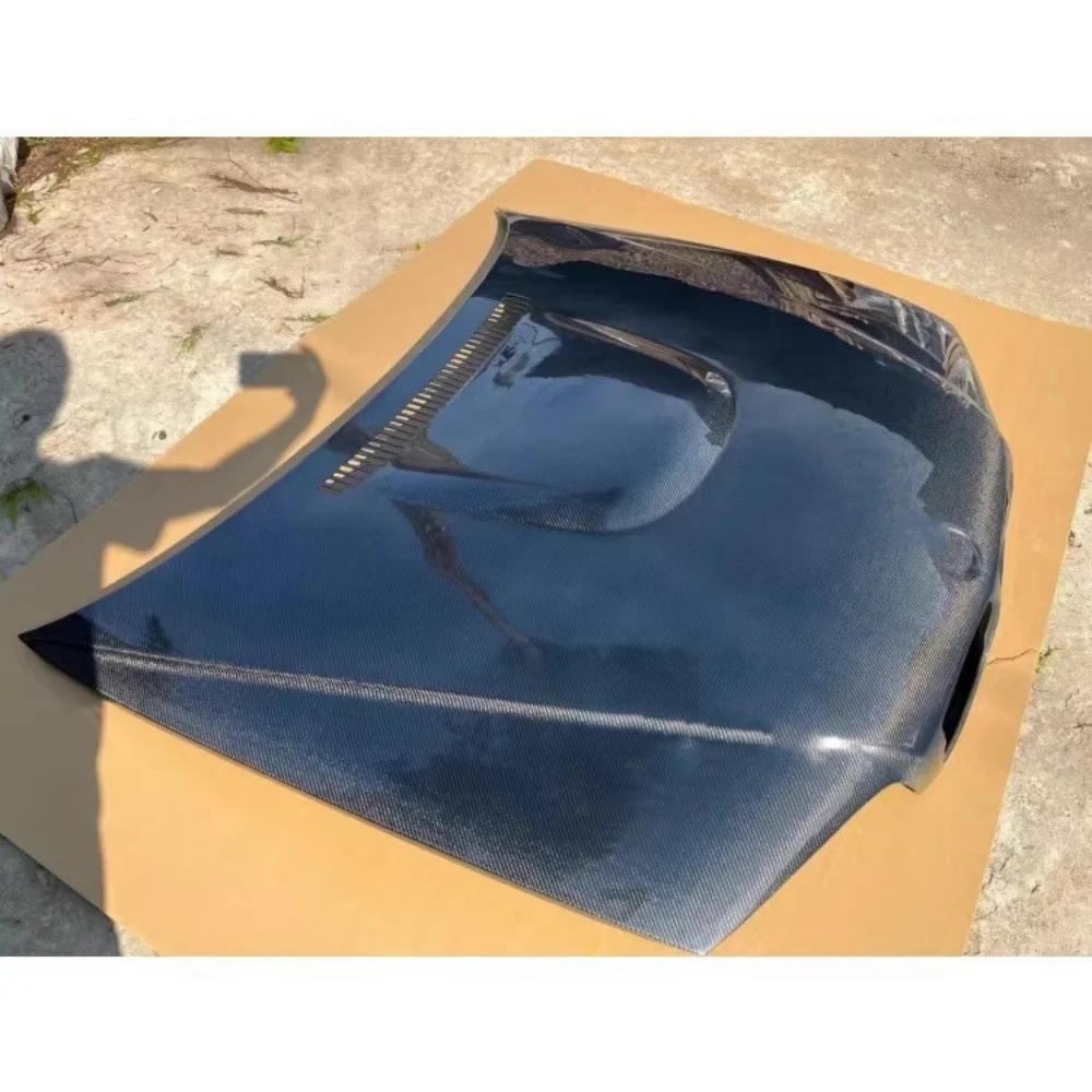 Conjunto de cubierta de motor de fibra de carbono para BMW Serie 3 E46 modificado M3 dos puertas cuatro puertas capó capó de motor accesorios de coche - imagen 4