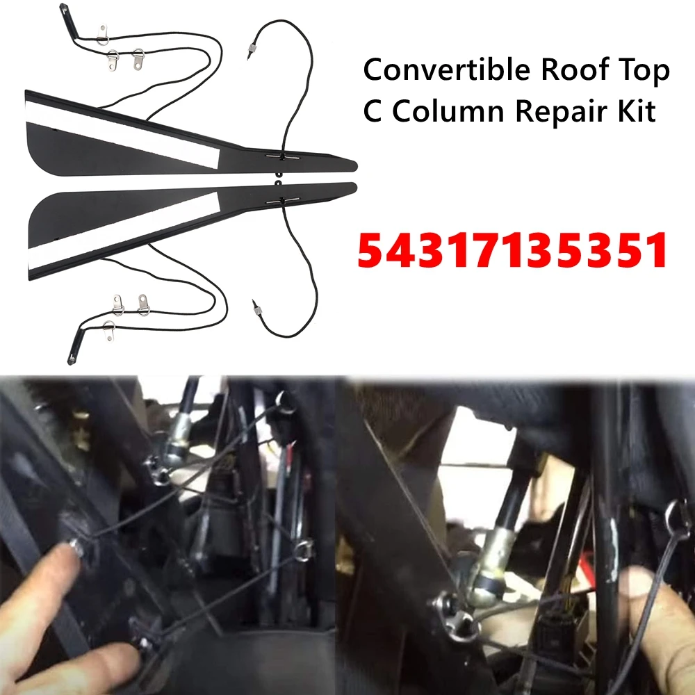 Kit reparación techo solar BMW E46 convertible – columna C 2000-2006 - imagen 3