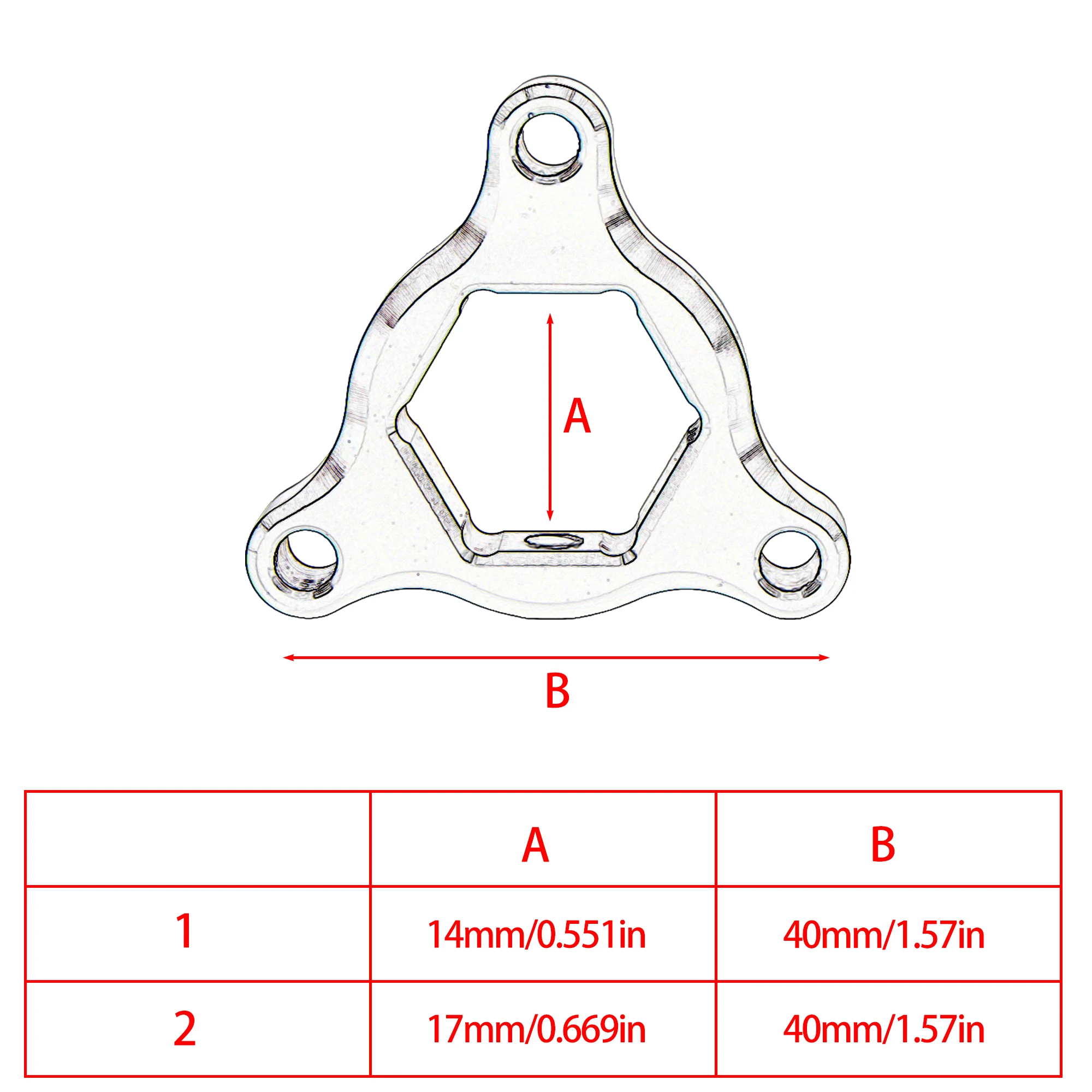 Amortiguador CNC universal de aluminio para pit bike - imagen 4