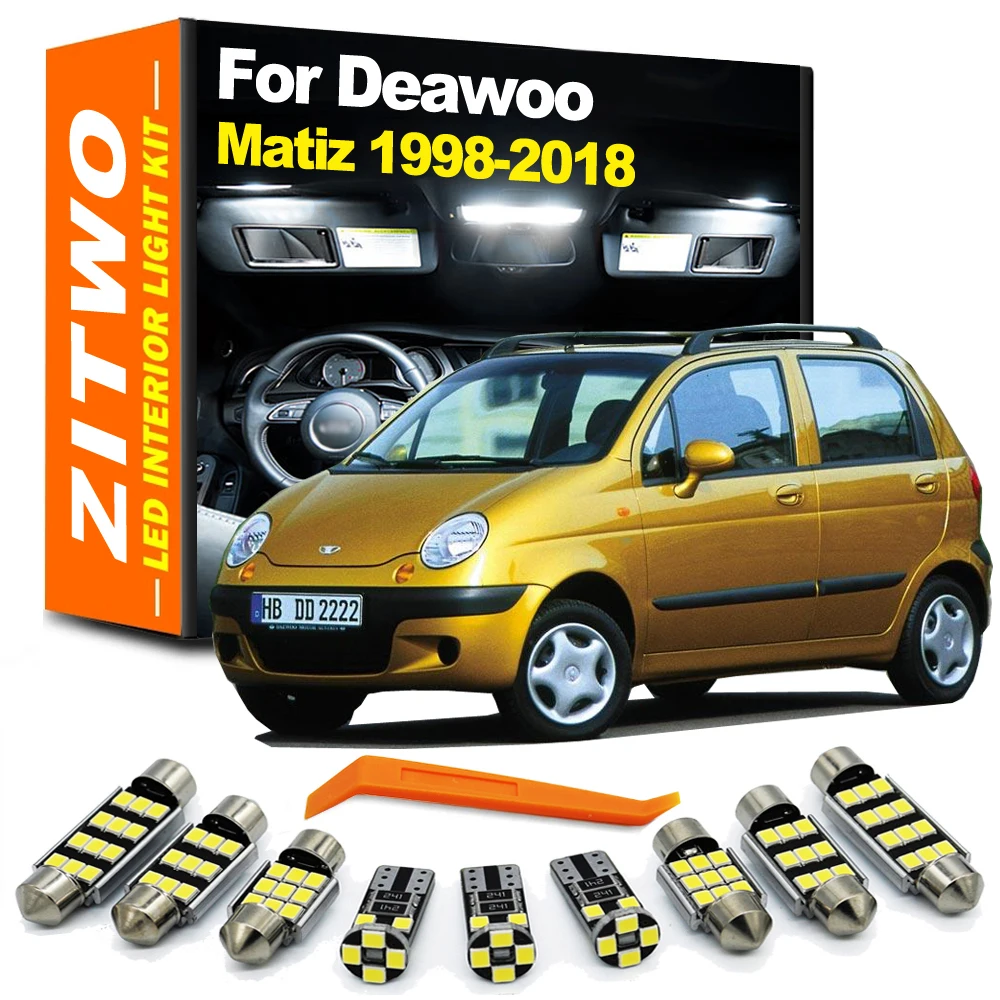 Kit de luces LED interiores ZITWO para Daewoo Matiz