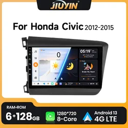 Radio multimedia 9 pulgadas Honda Civic 2011-2015 con GPS y CarPlay