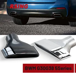 Puntas de escape de acero inoxidable para BMW Serie 5 G30/G38