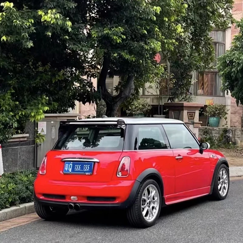 Para BMW Mini R50 R51 Cooper S techo trasero de fibra de carbono de alta calidad, alerón de tapa de compartimento de equipaje 2001 2002 2003 2004 2005 2006 - imagen 5