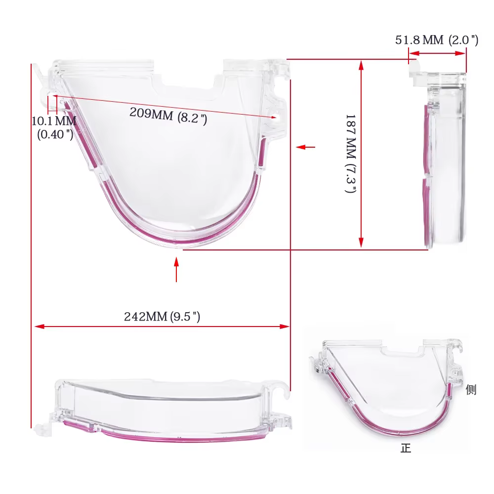 Cubierta transparente de distribución para Honda Civic D15/D16 1996-2000 - imagen 4