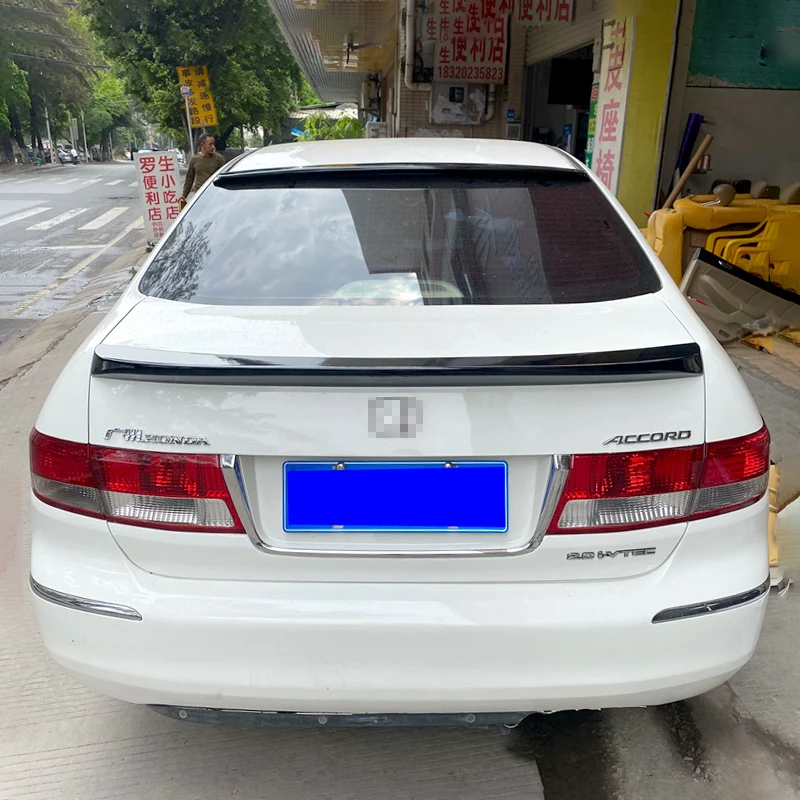 Para Honda Accord 2003--2005, sedán de 7. a generación, tapa del maletero trasero, alerón de labio, alas, Material ABS, Kit de carrocería de estilo de afinación de coche, accesorios - imagen 2