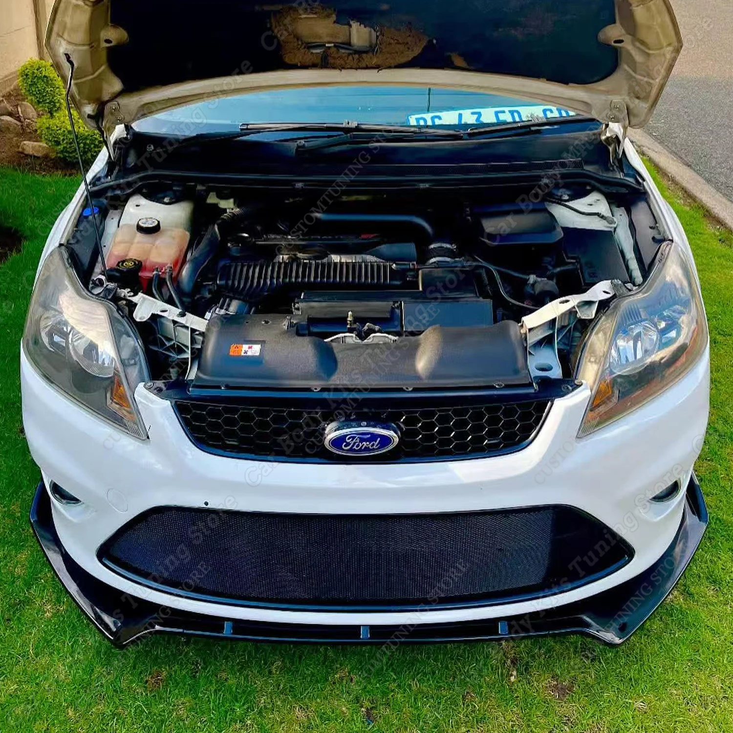 Kit aerodinámico Ford Focus MK2.5 ST 2008-2010 alerón divisor + canards - imagen 2