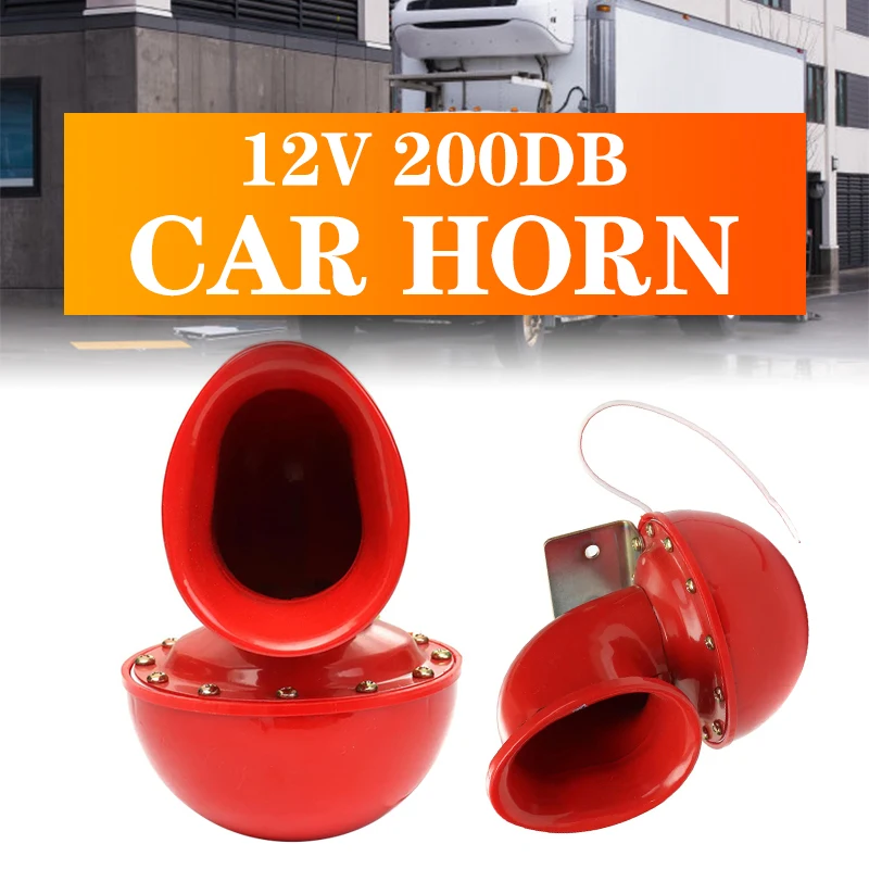 Bocina eléctrica 12 V con sonido de vaca roja para coche y camión - imagen 2