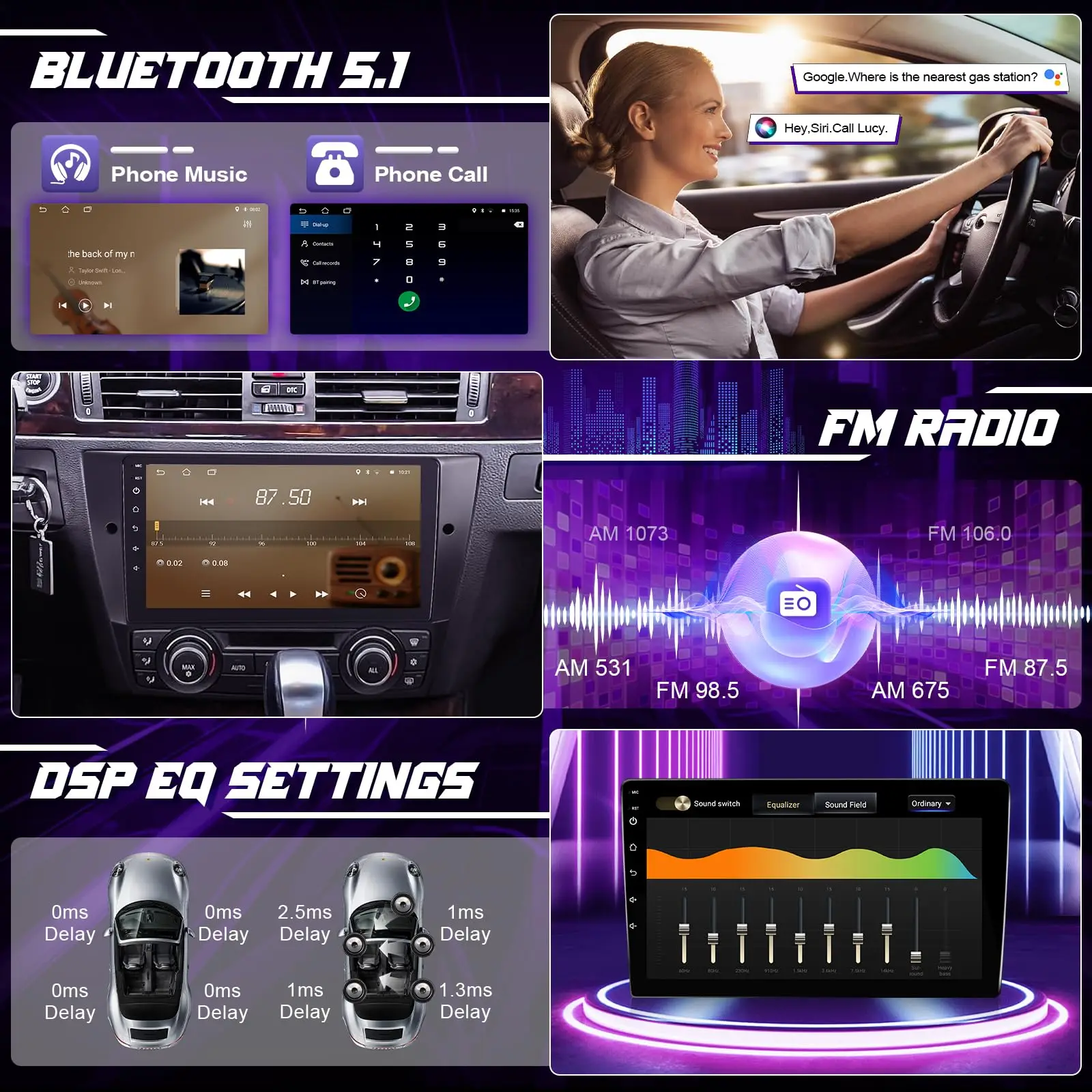 Autoradio Android BMW Serie 3 E90 E91 E92 E93 9" táctil CANBUS - imagen 5