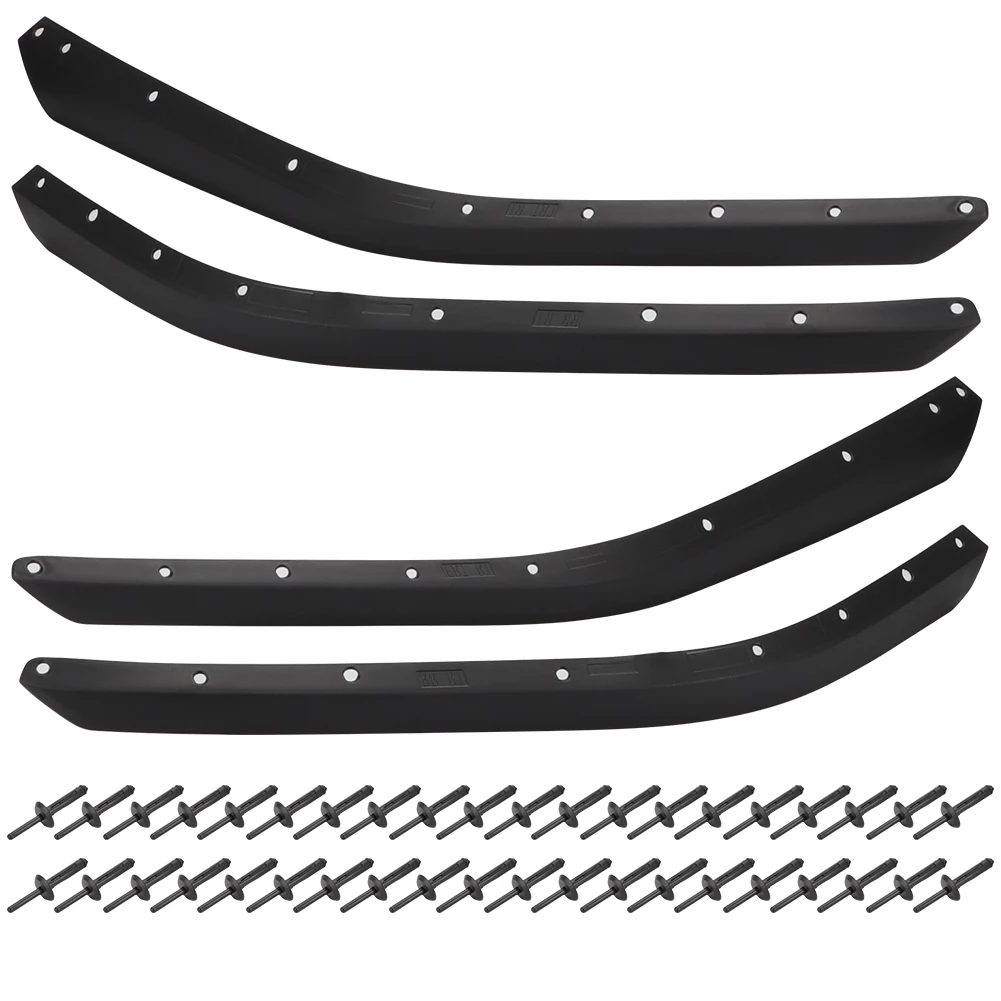 Juego de protectores negros para guardabarros de Jeep Wrangler JL