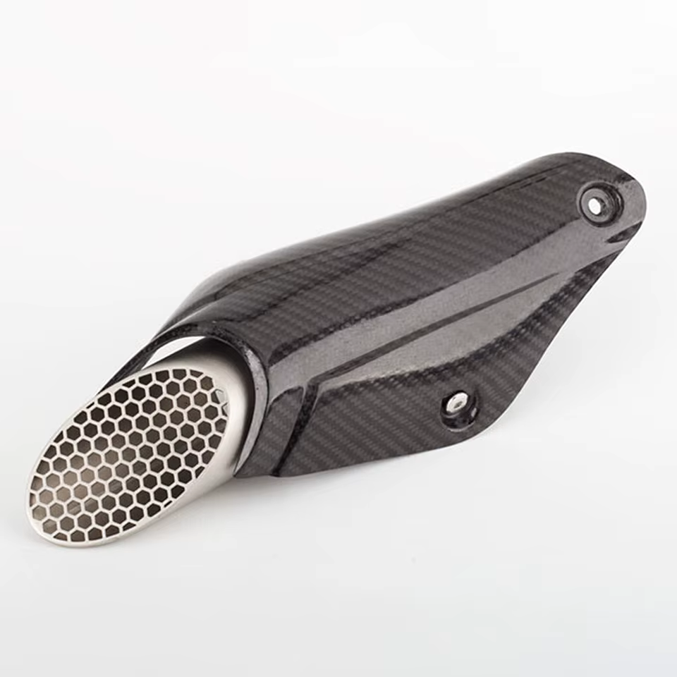 Tubo intermedio de escape con protector térmico de carbono MT-09 - imagen 2