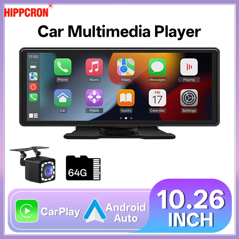 Hippcron Radio 10,26″: CarPlay y Android Auto inalámbricos