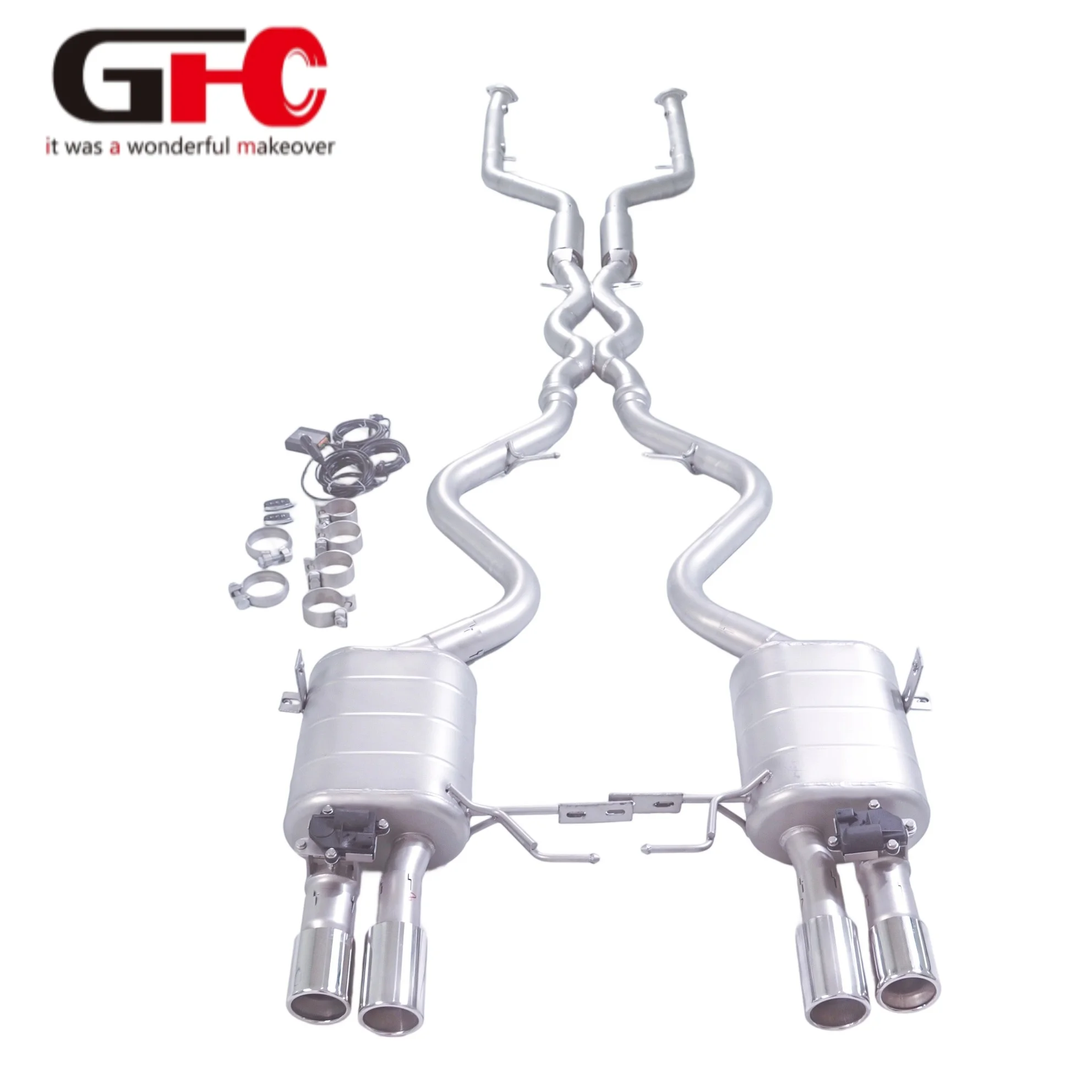 Cat-back silenciador de válvula para BMW M3/M4 E90 E92 E93 3.0L 4.0L - imagen 2