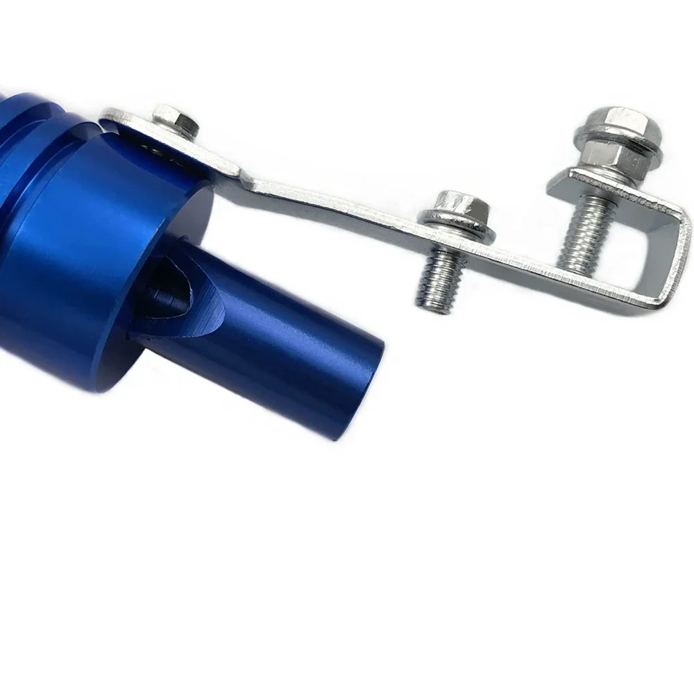 Silbato de escape whistle turbo azul XL en aluminio para coche - imagen 4
