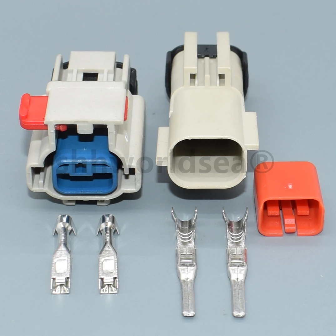 Shhworldsea-enchufe de faro eléctrico de 2 pines, conector automotriz impermeable 54200210 54200206 para Benz Chrysler - imagen 4