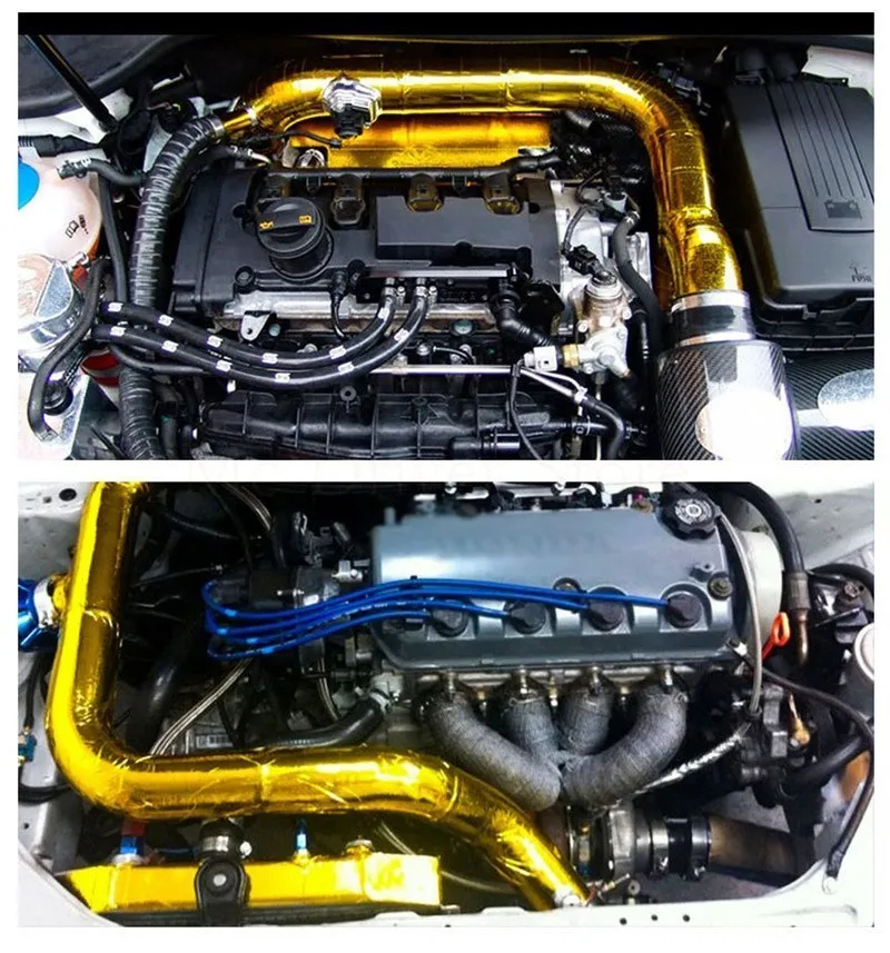 Cinta térmica escape dorada autoadhesiva para reparación - imagen 5