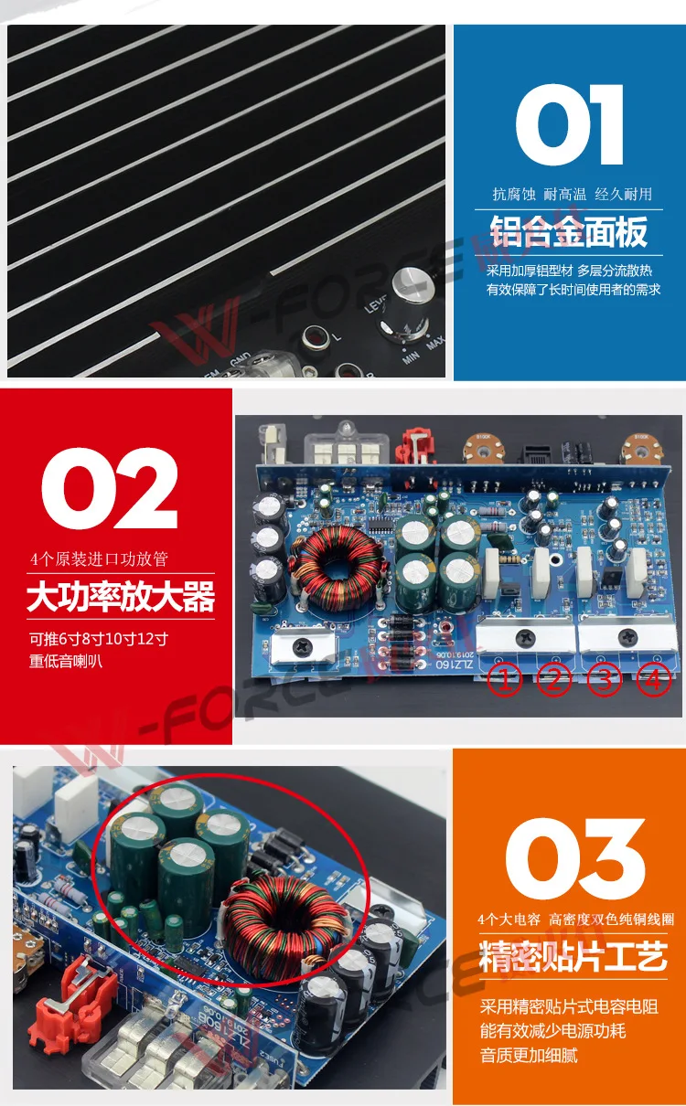 Amplificador en configuración compacta