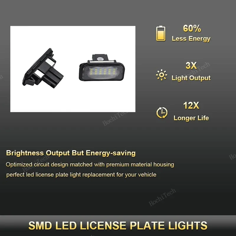 Faro LED matrícula Canbus Mercedes Benz Clase C W203 2001-2007 - imagen 4