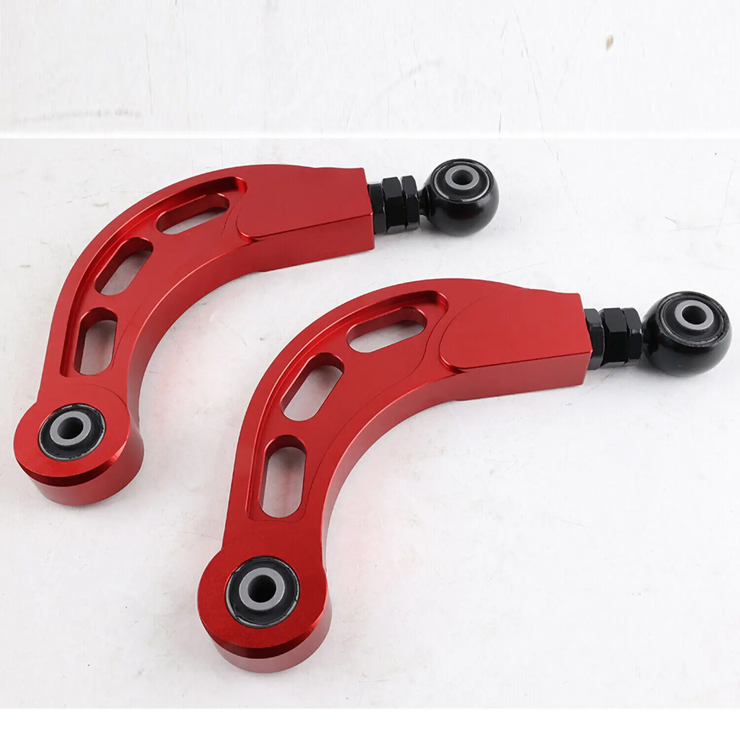 Brazo de control de inclinación superior trasero para Volvo C30 08-13 C70 06-08 S40 V50 04-13 ajustable con rodamientos esféricos juego de 2 - imagen 2