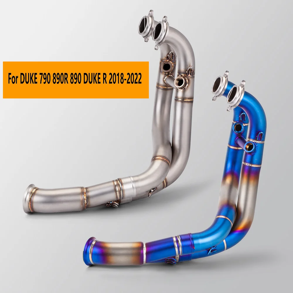 Silenciador de titanio con tubo frontal de escape para KTM Duke 790 y 890 - imagen 2