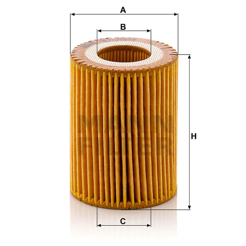 MANN-FILTER HU7003x filtro de aceite BMW Serie 1 F20 y Serie 3 F30 - imagen 3