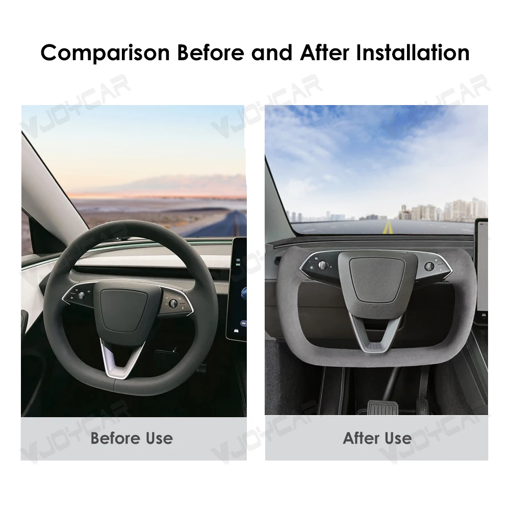 Volante calefacción Vjoycar para Tesla Model Y Juniper y Highland - imagen 2
