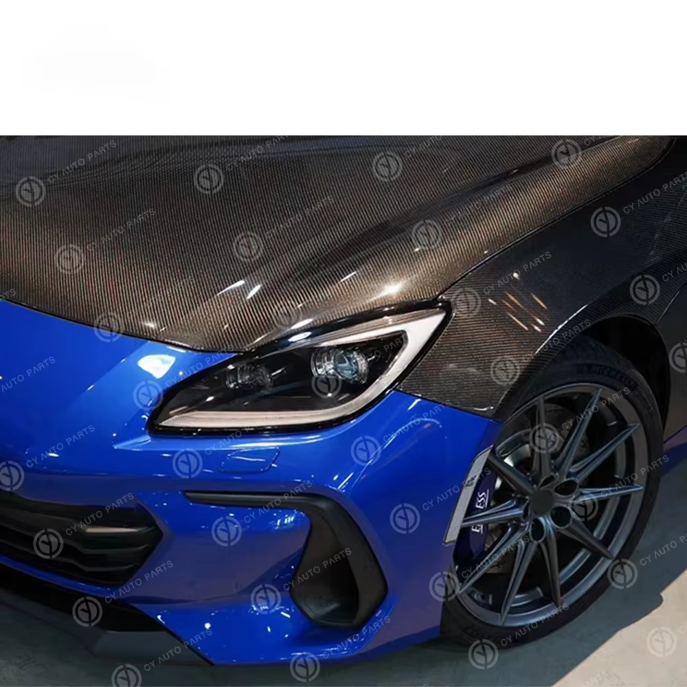 Aleta delantera de fibra de carbono estilo STI para Subaru BRZ - imagen 4