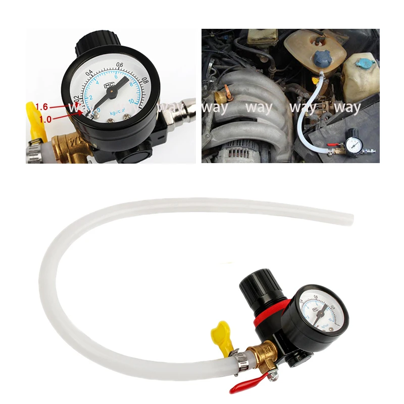 Detector fugas radiador – probador presión sistema refrigeración coche