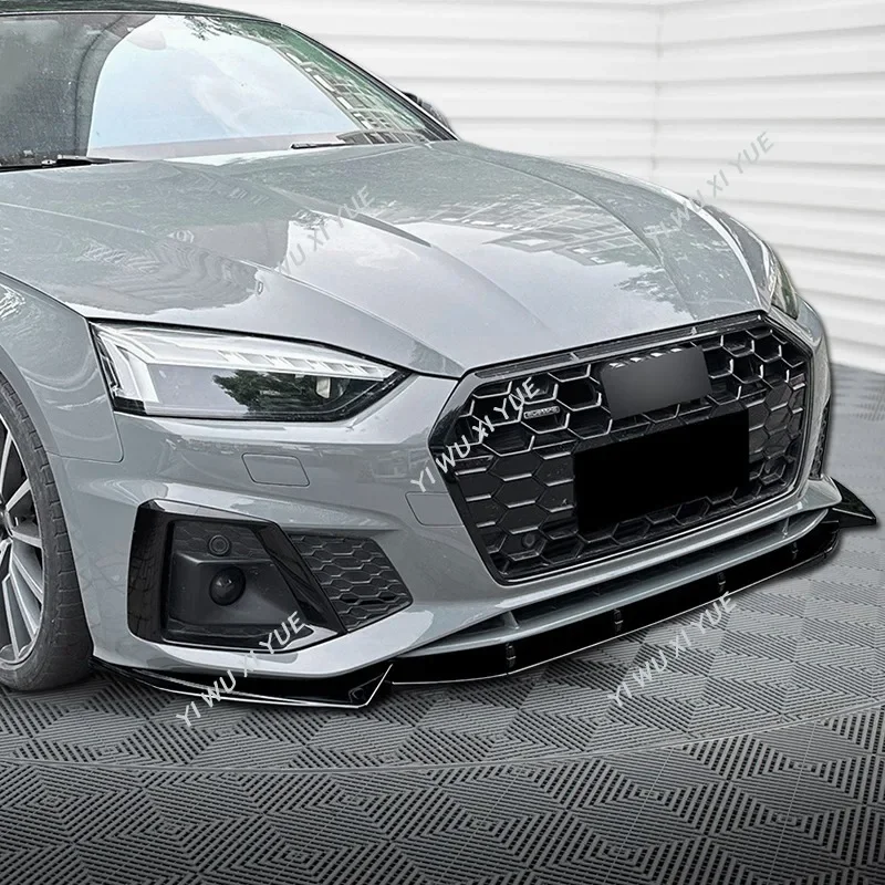 Difusor delantero inferior Audi A5 S5 F5 Facelift 2019-2024 estilo Maxton - imagen 3