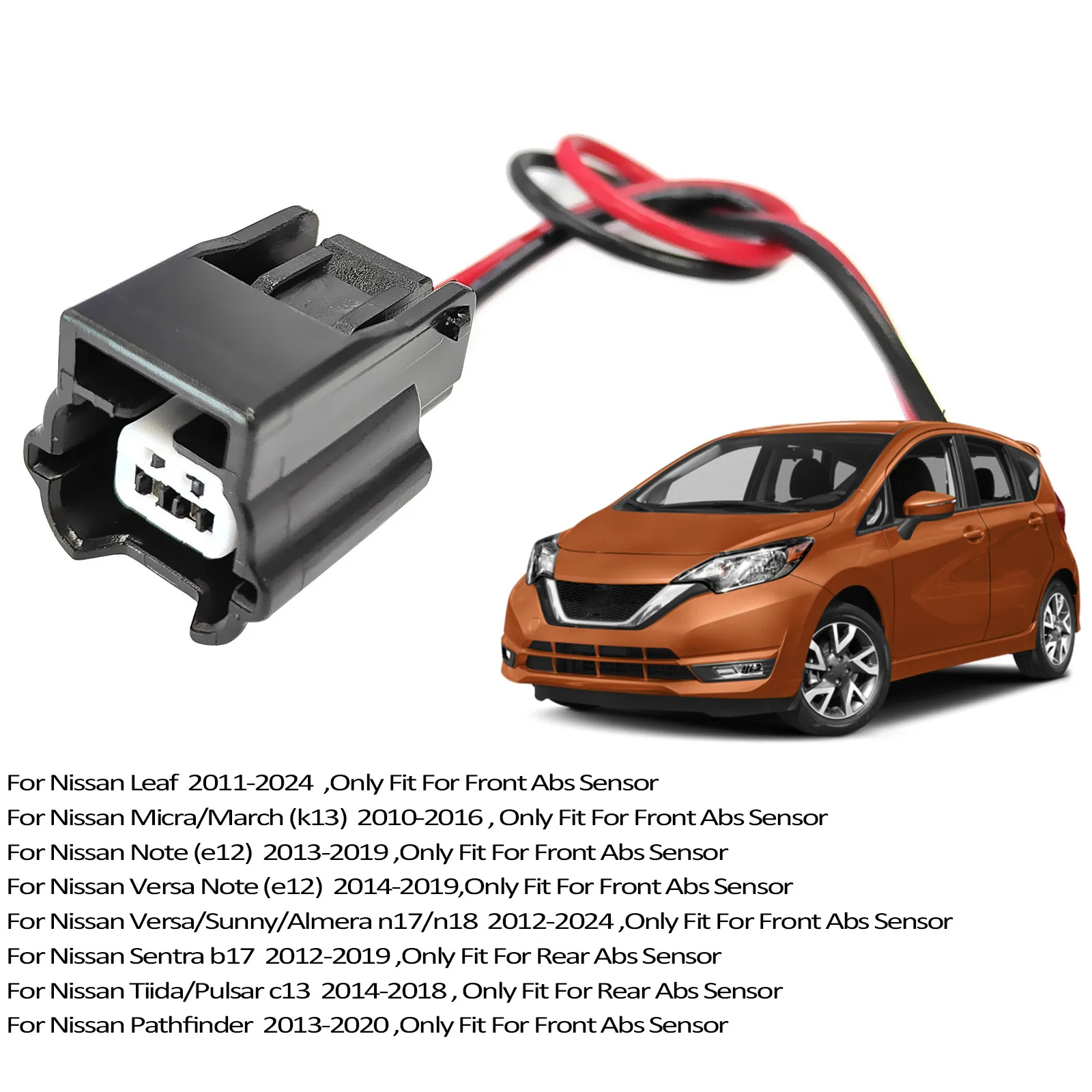Conector espiral para sensor ABS Nissan Leaf, Micra y Tiida - imagen 4