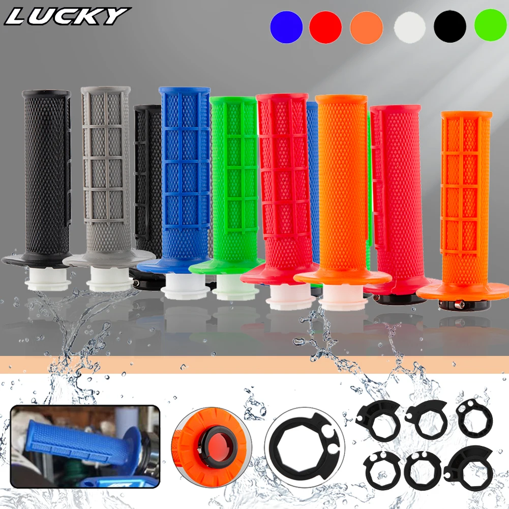 Empuñaduras manillar motocross bloqueo leva KTM CRF SXF EXC Universal