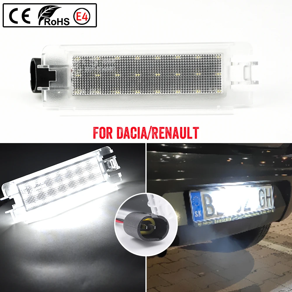Lámpara LED matrícula blanca Dacia Sandero II y Logan 2013 - imagen 3