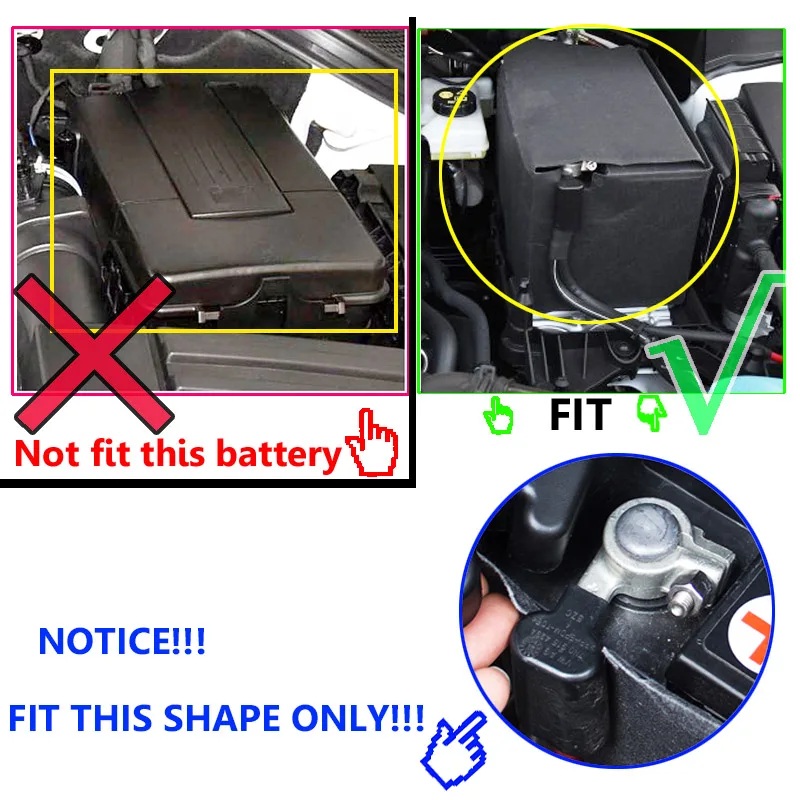 Cubierta protectora borne batería positivo Skoda Kodiaq/Octavia - imagen 3