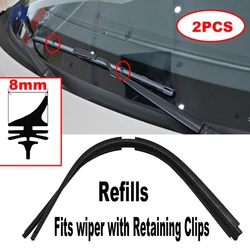 Escobillas limpiaparabrisas Delantero 26" con clip de sujeción – Pack de 2