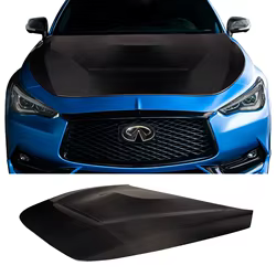 Capó de motor GTS de fibra de carbono para Infiniti Q60 2017-2022